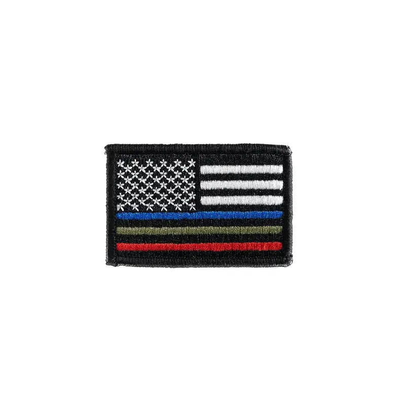 American Flag Patch - Fd, Pd, Military 1