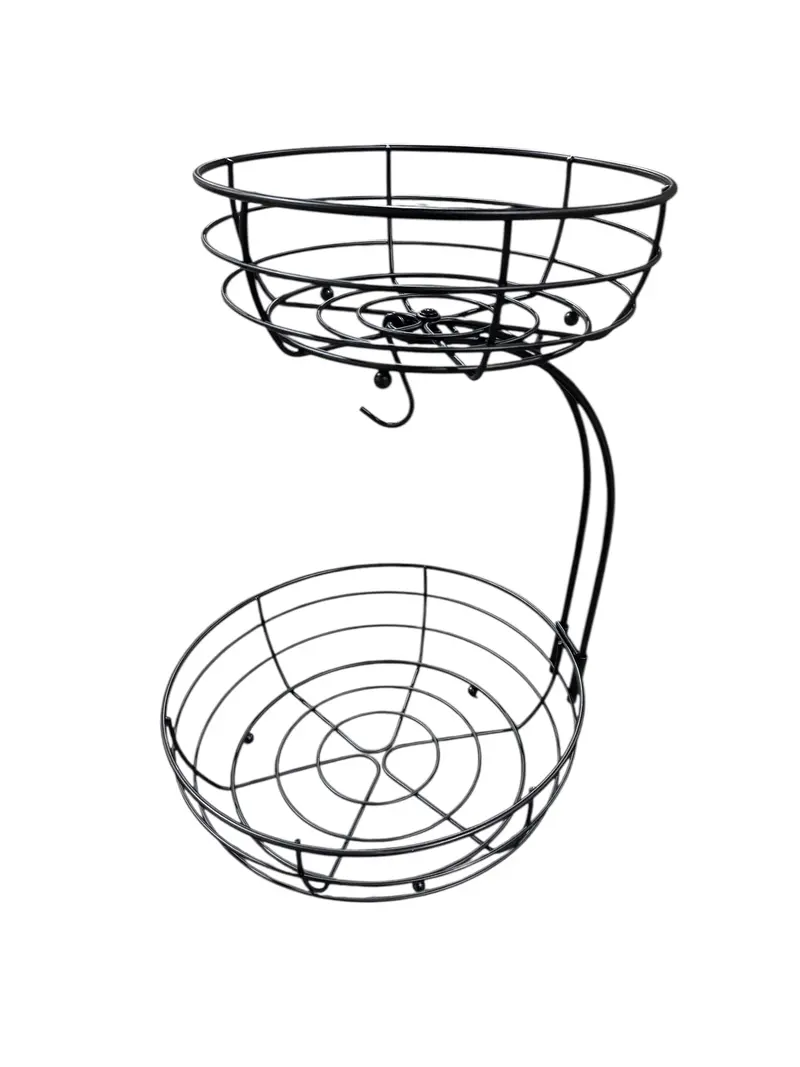 Bextsrack, 2-Tier, Countertop, Fruit Basket, Bowl, Banana Hanger 1