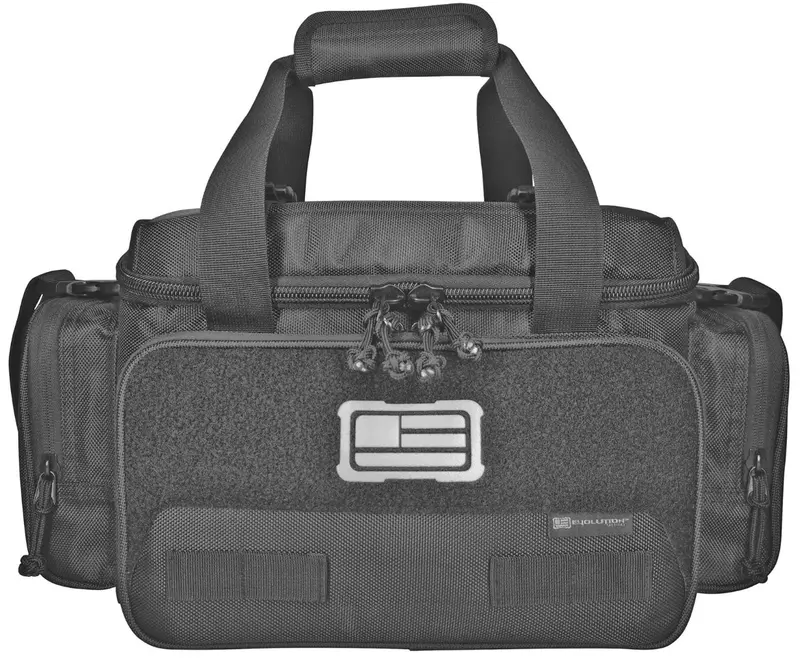 Evolution Outdoor Design Evolution Outdoor Tactical Range Bag -Item# 51287-Ev, 17" In, 1680D Tactical Series, Tactical Gear, Shooting Range Bag, Range Duffel Bag, Black Firearm Storage And Transport Bag 1