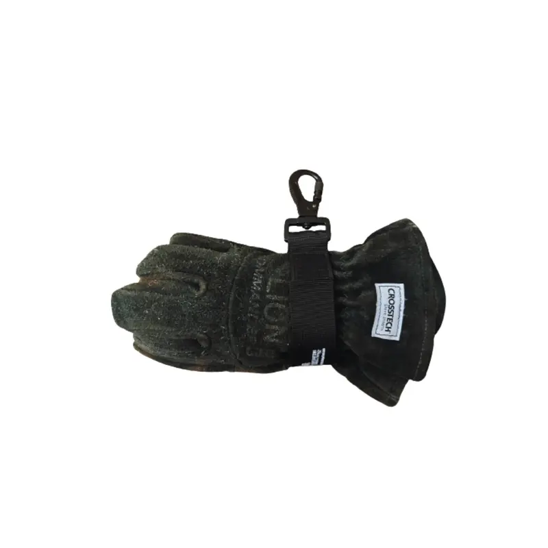 Heavy Duty Firefighter Glove Strap With Firefighter Swipe Tool Attachment 1