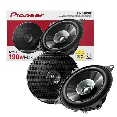 Pioneer Ts-G1010f 4" (100Mm) 2-Way Coaxial Car Speaker 1