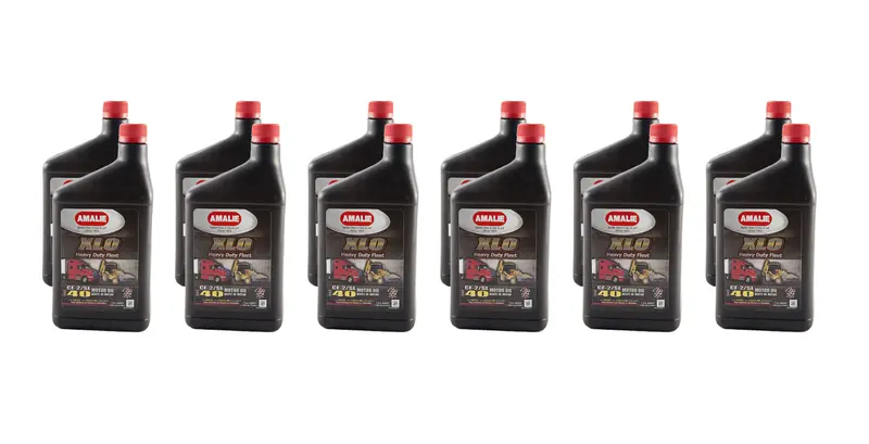 Amalie 160-61746-56 Xlo Heavy-Duty Fleet Oil – 40W, 12-Quart Case (12 × 1 Quart) 1